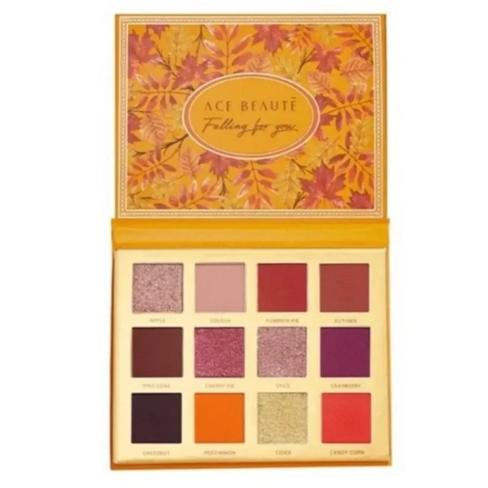 NEW Ace Beaute Falling For You Eyeshadow Palette Autumn Fall Warm Tone NIB